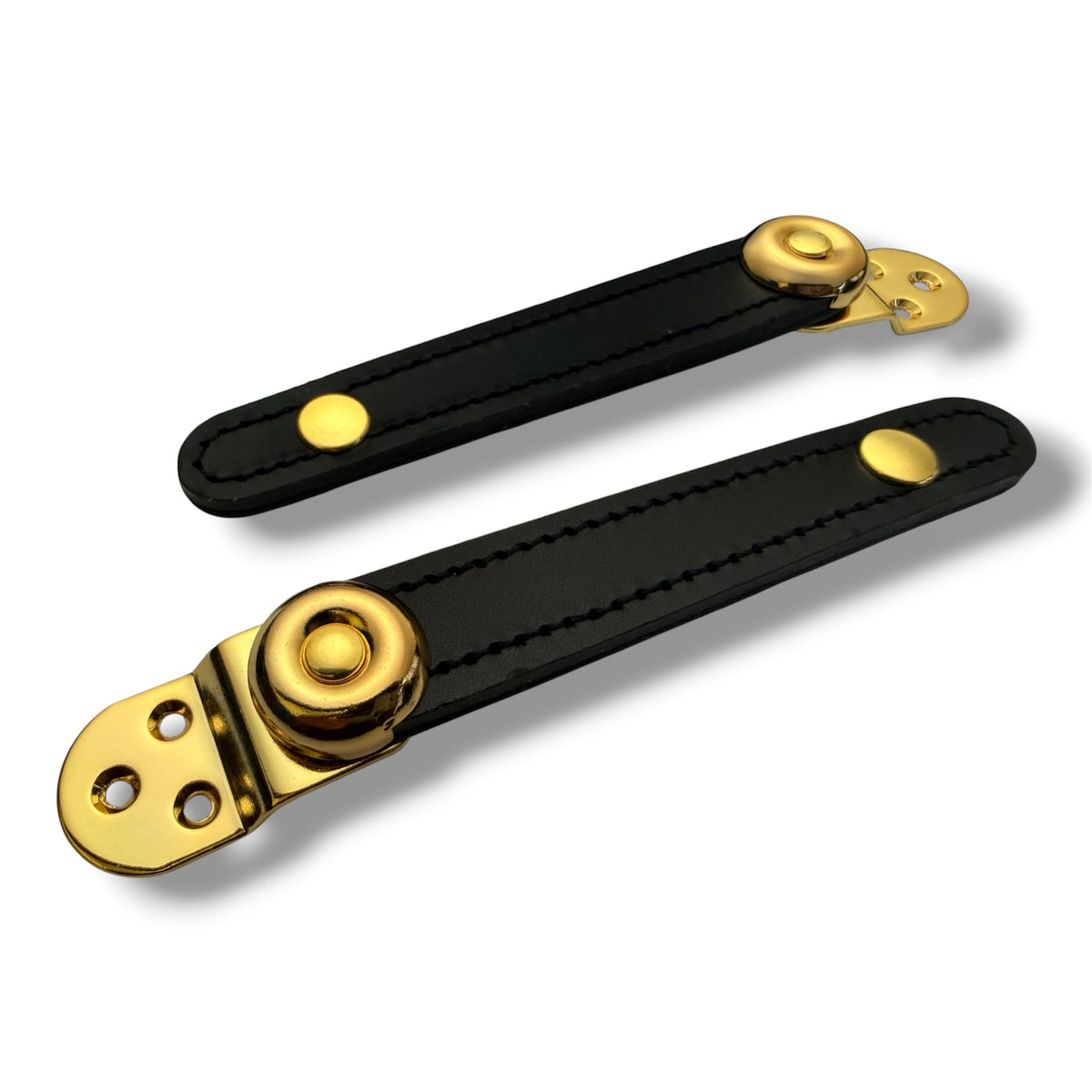 Broches 3 puntos ORO 8.5 cm NEGRO