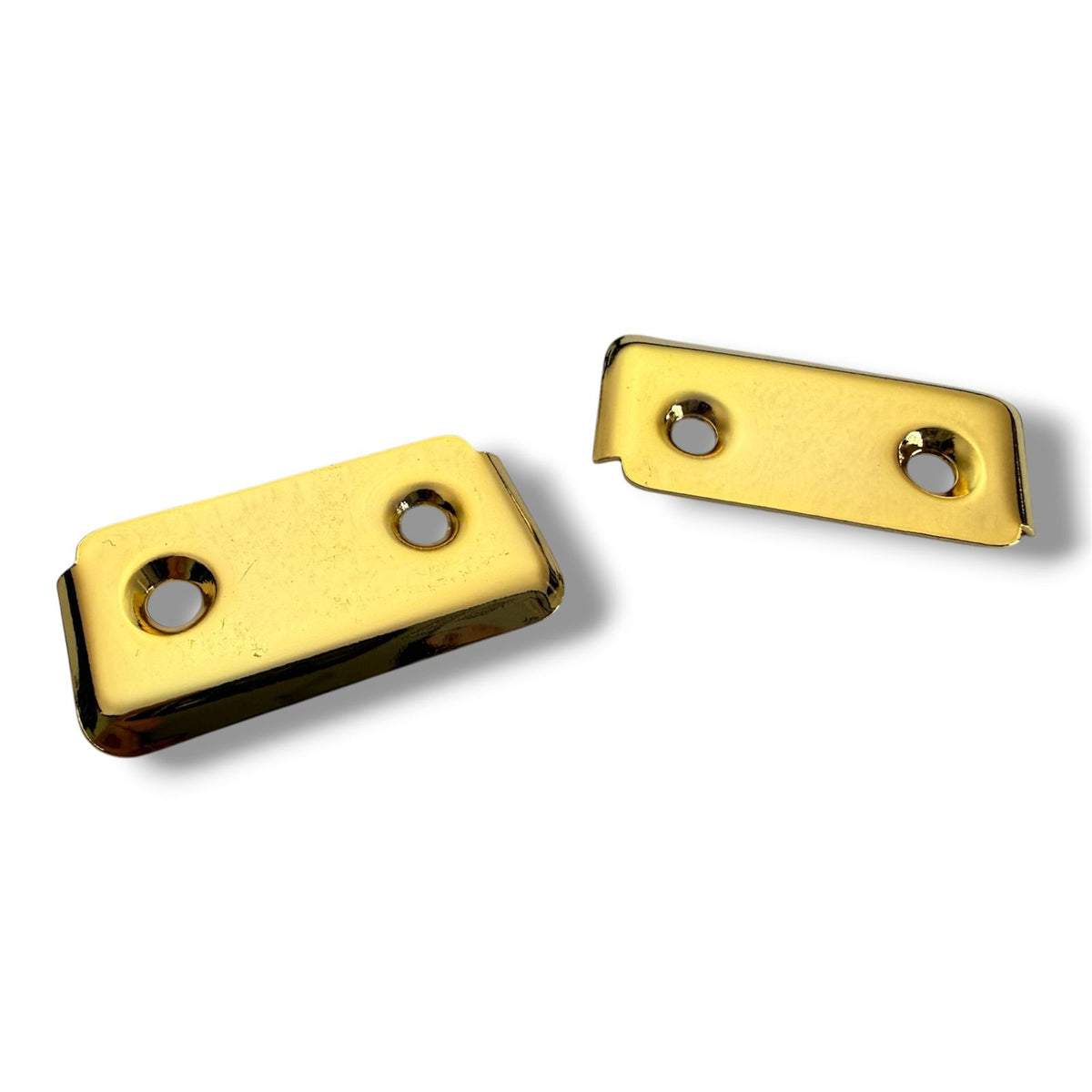 Par Placas ORO para correa de jalón SIN TORNILLOS