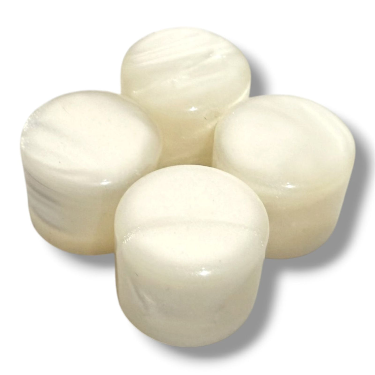 Set de botones 34+12 bajos BLANCO PERLA ITALIANO
