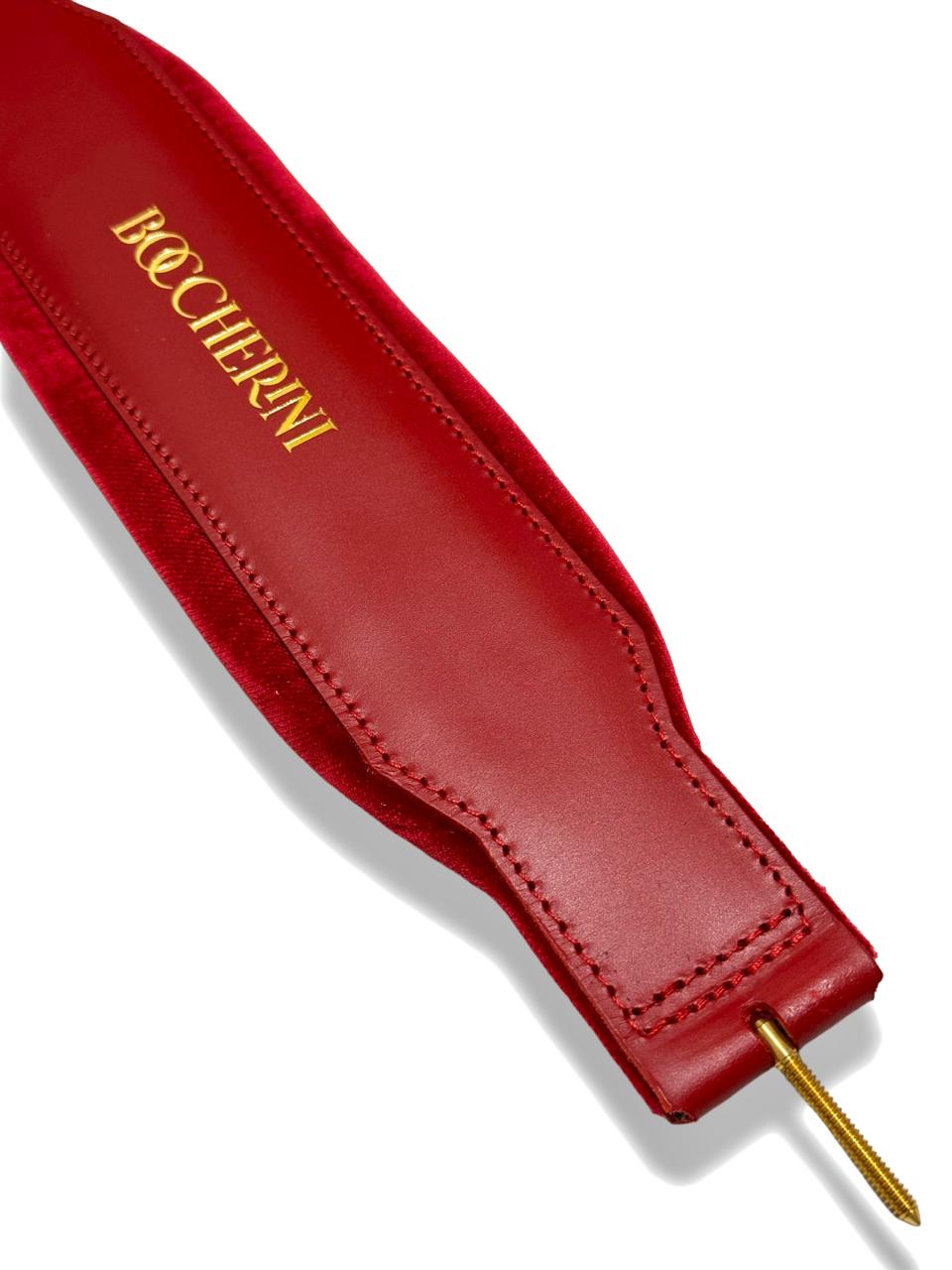 Correa de jalón ROJO Ancha 42 cm de largo con tornillo