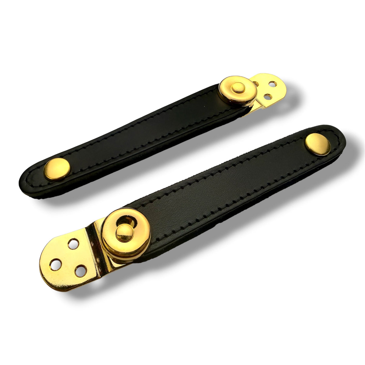Broches 3 puntos ORO 10 cm NEGRO
