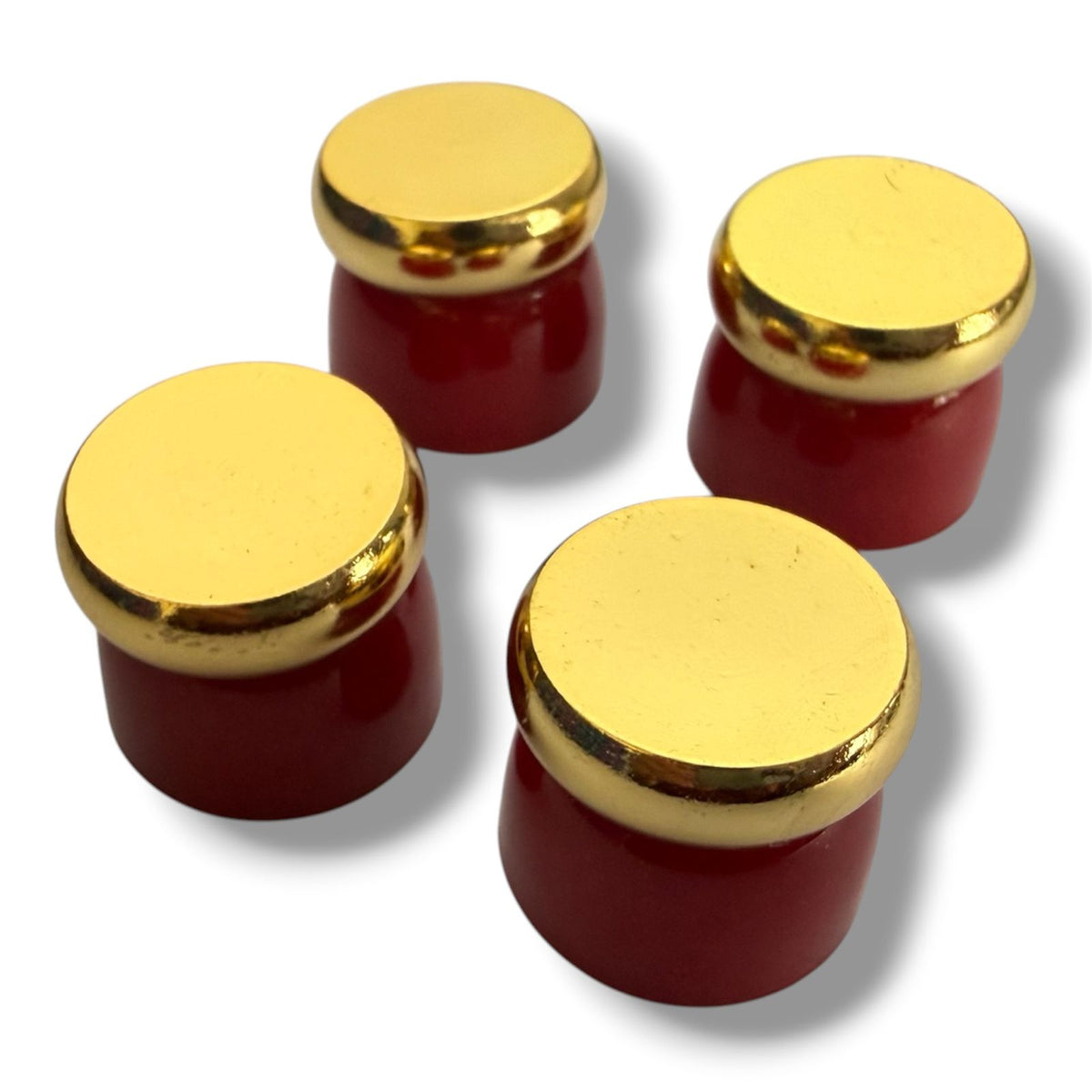 Juego de Patas ROJO y metal ORO