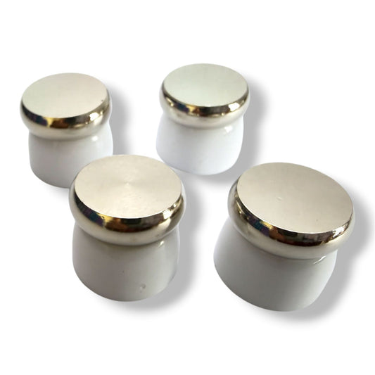 Juego de Patas BLANCO y metal CROMO