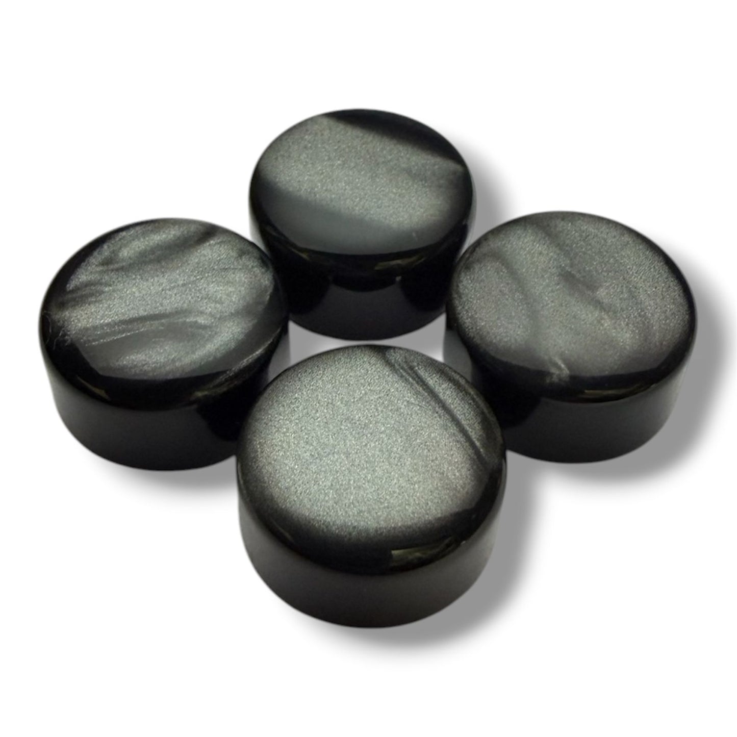 Botones de BAJOS por pieza NEGRO PERLA