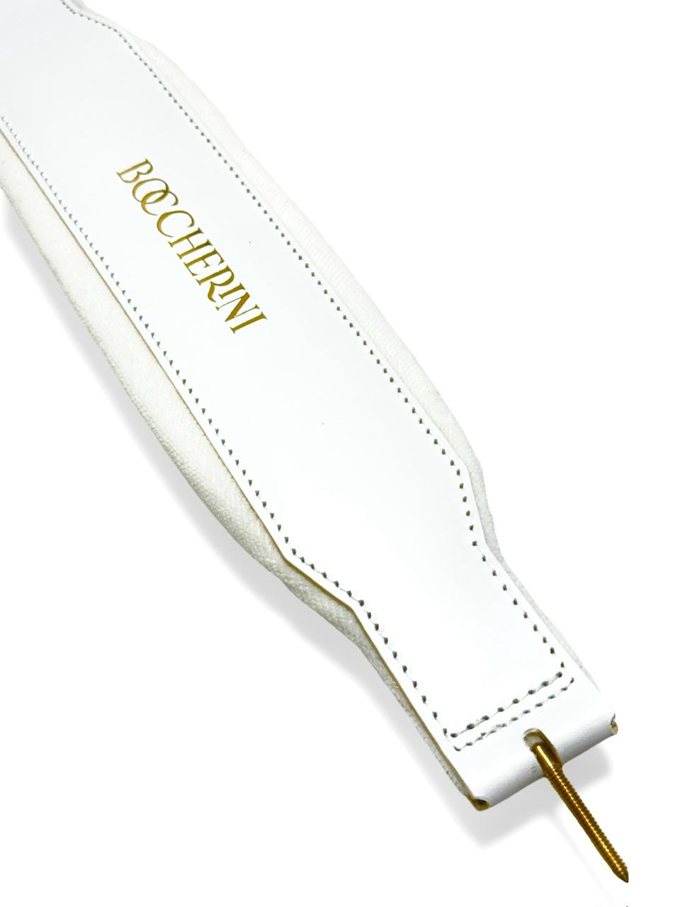 Correa de jalon BLANCO Ancha 42 cm de largo con tornillo