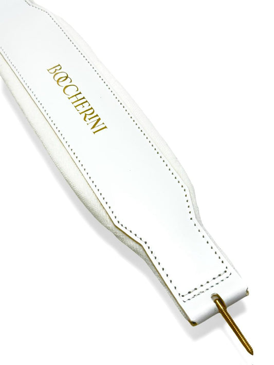 Correa de jalon BLANCO Ancha 42 cm de largo con tornillo