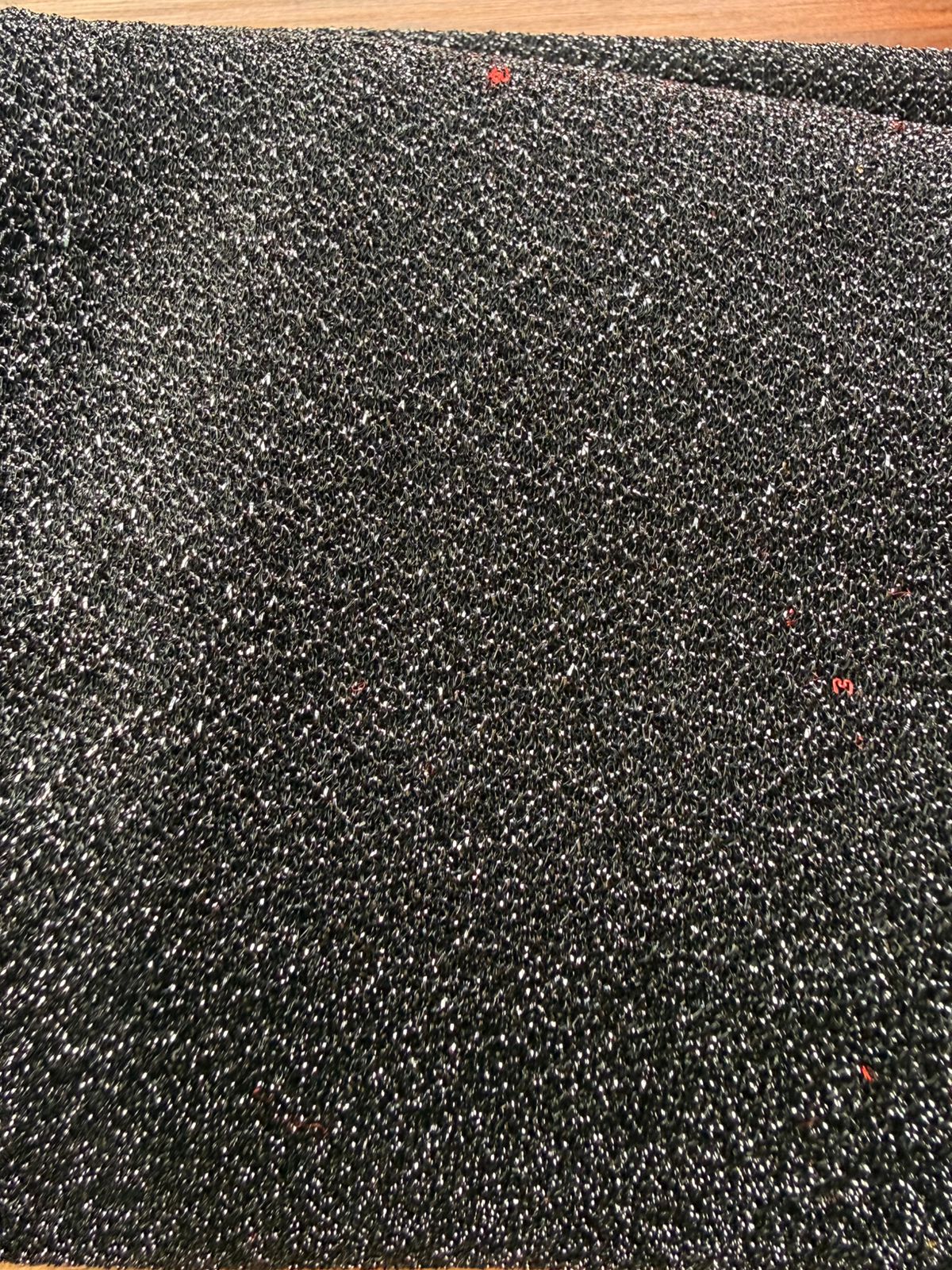 Tela para parrilla ESCARCHADA 35x20 cm NEGRO