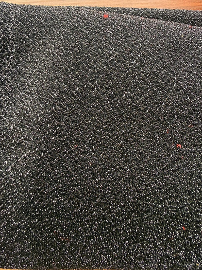 Tela para parrilla ESCARCHADA 35x20 cm NEGRO